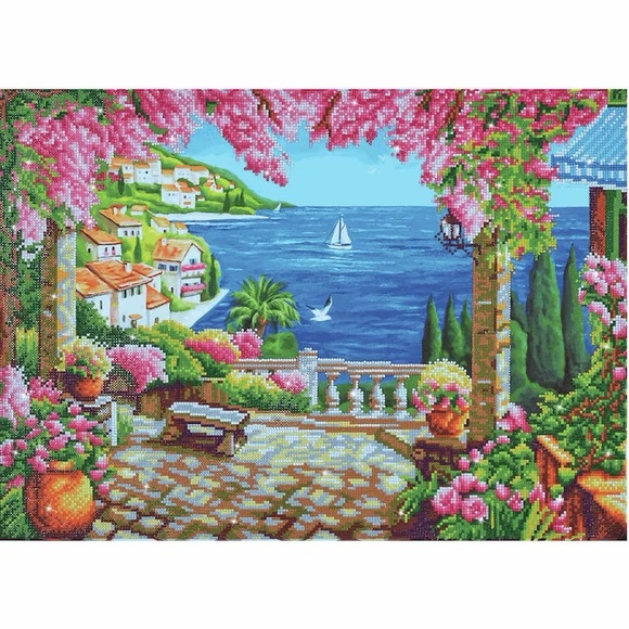 Diamond Dotz - Diamond Painting Kit - Riviera Dream Design - Picture 1 of 11